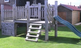 [Childrens play area, holiday park, Norfolk]